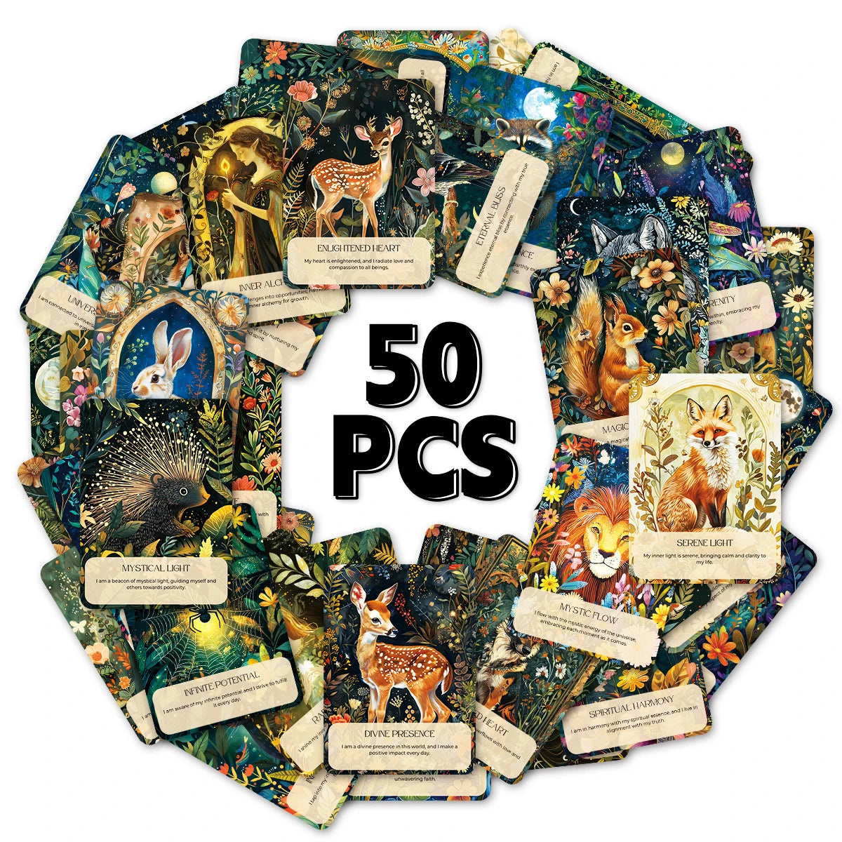 Tarot Esprit Animal — Cartes d'Affirmation