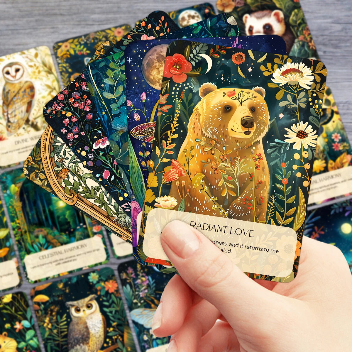 Tarot Esprit Animal — Cartes d'Affirmation