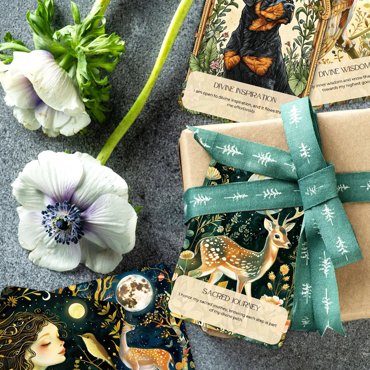 Tarot Esprit Animal — Cartes d'Affirmation