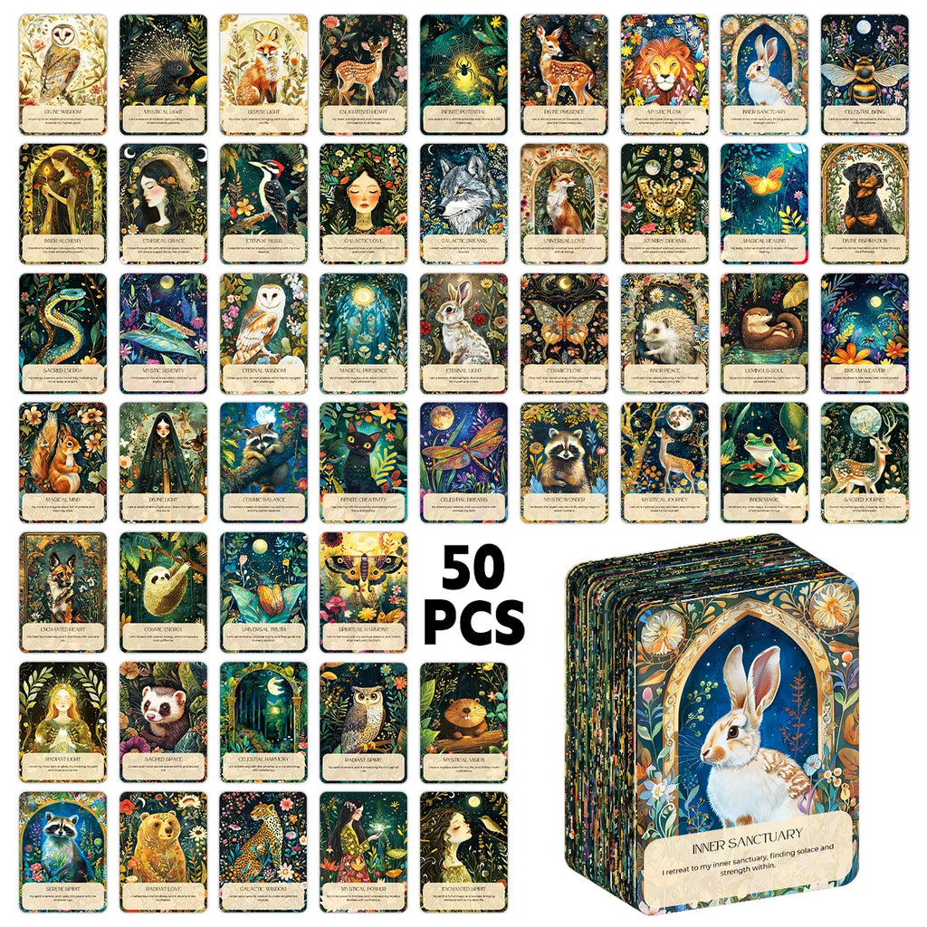Tarot Esprit Animal — Cartes d'Affirmation