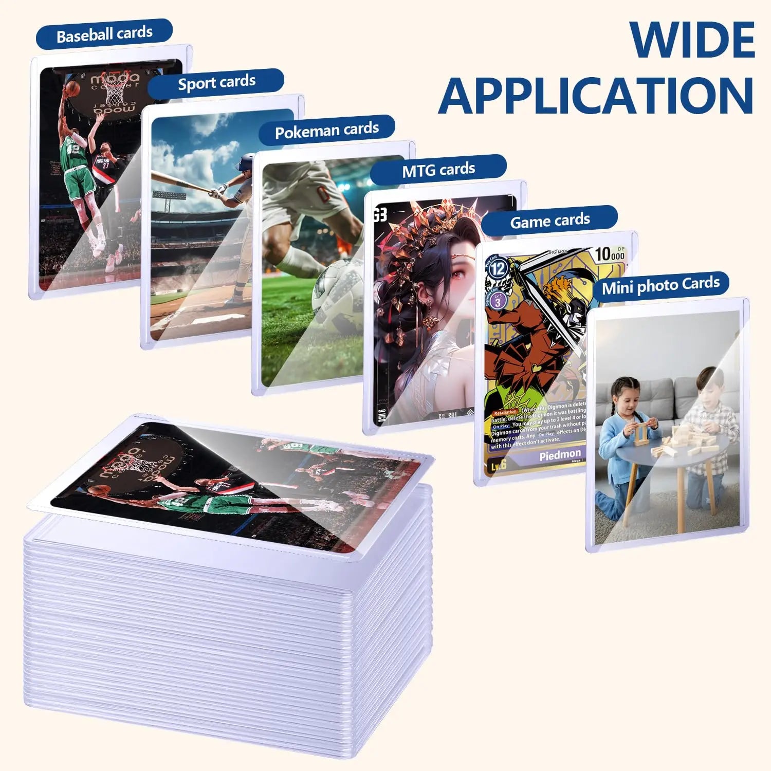 Pochettes de Protection Rigides pour Cartes