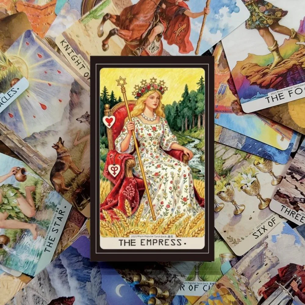 Tarot Illustration Artistique — Deck Peint