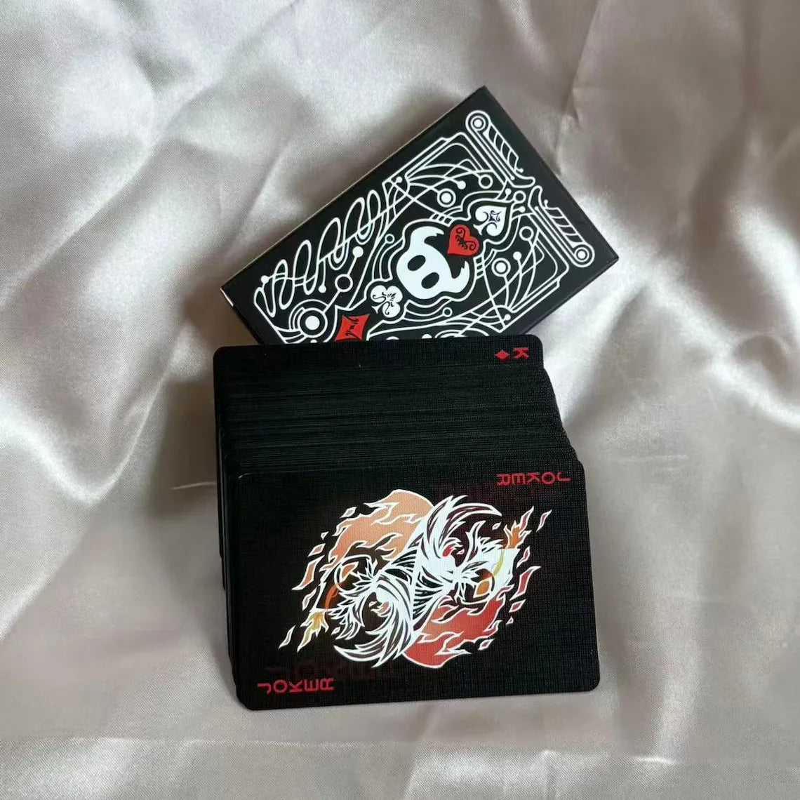 Jeu de Poker Chevalier — Édition Noir & Blanc