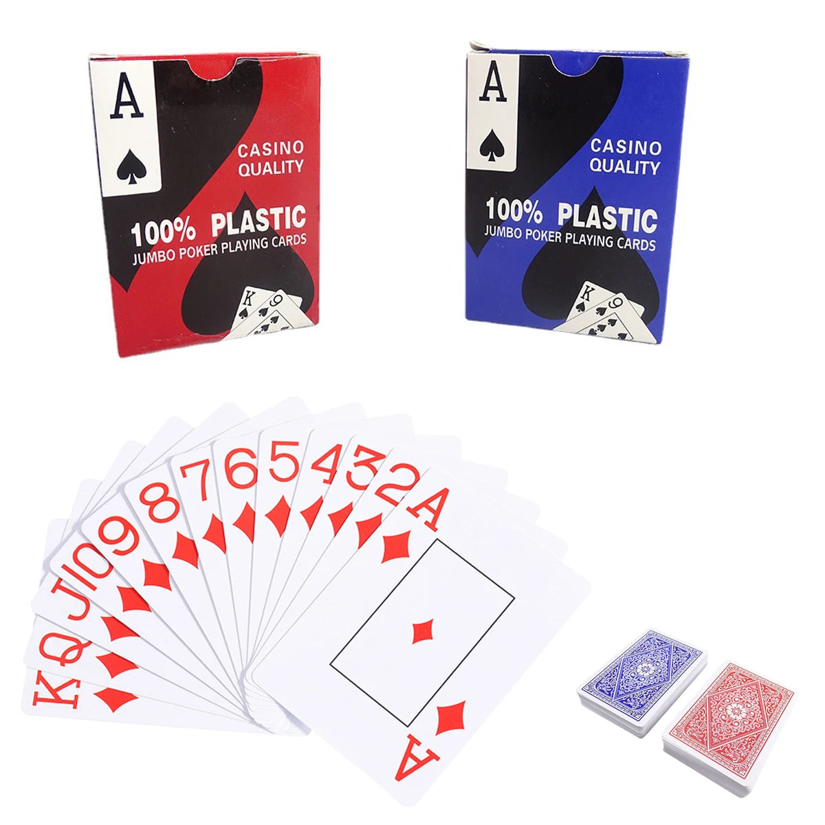 Jeu de Poker Texas — Grand Format Waterproof