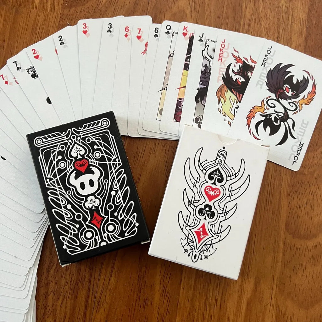 Jeu de Poker Chevalier — Édition Noir & Blanc