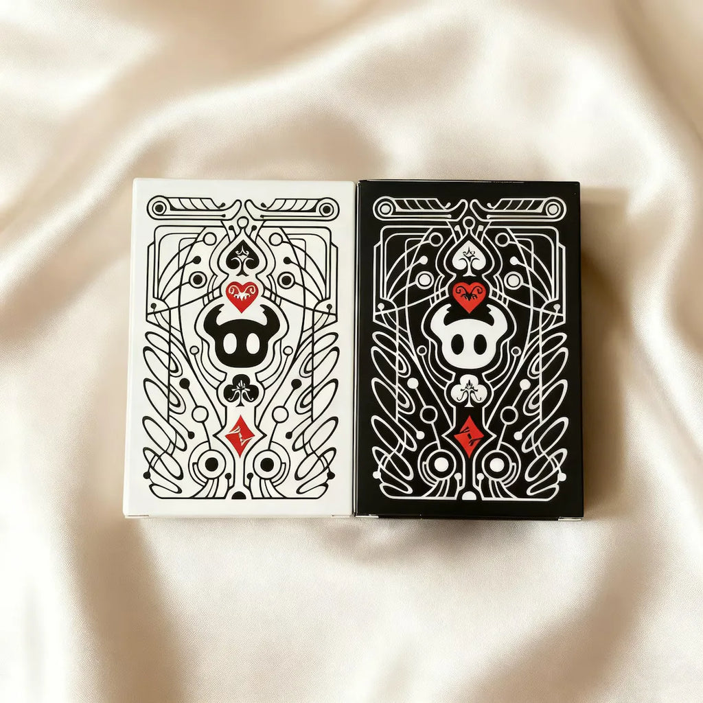 Jeu de Poker Chevalier — Édition Noir & Blanc