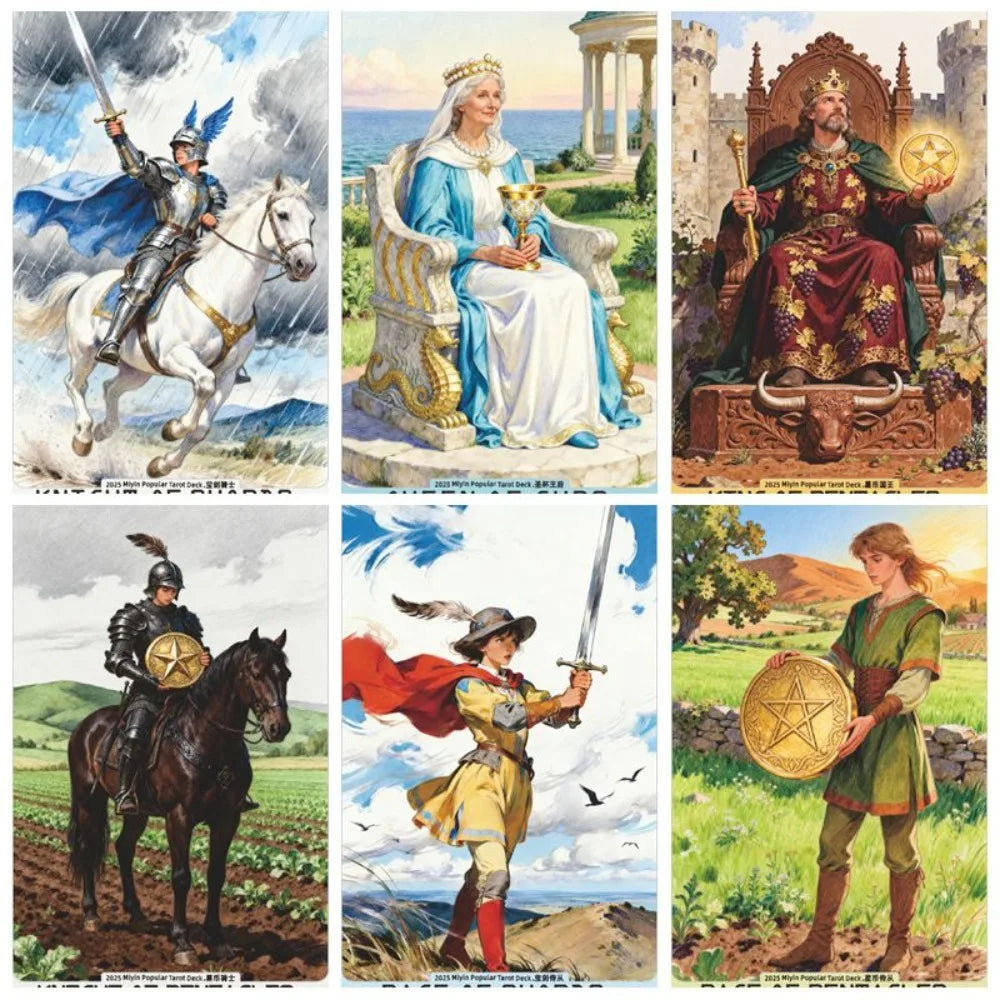 Tarot Illustration Artistique — Deck Peint