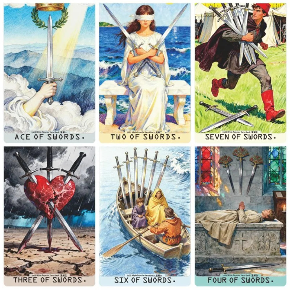 Tarot Illustration Artistique — Deck Peint