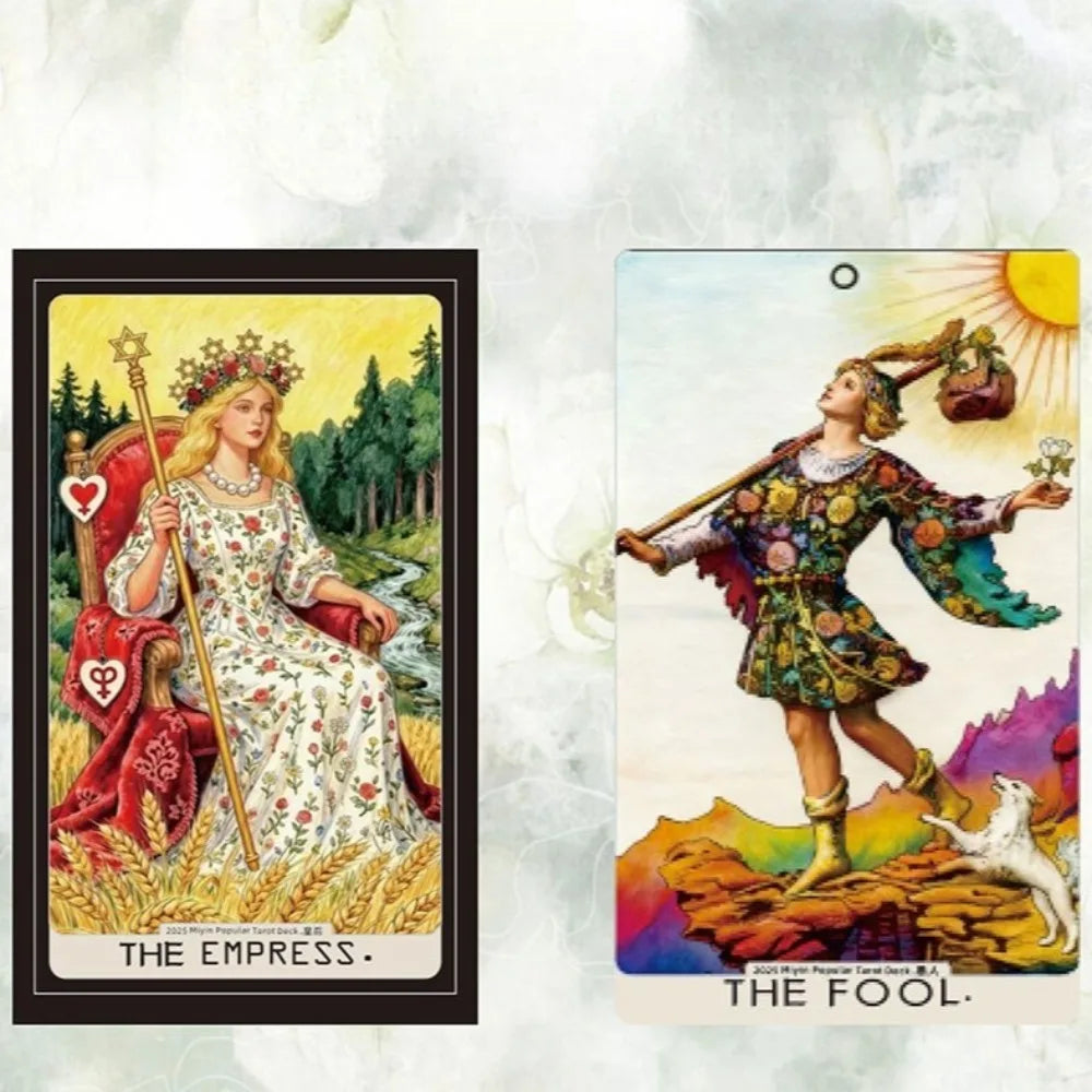 Tarot Illustration Artistique — Deck Peint