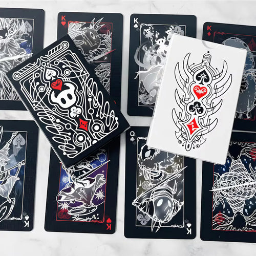 Jeu de Poker Chevalier — Édition Noir & Blanc